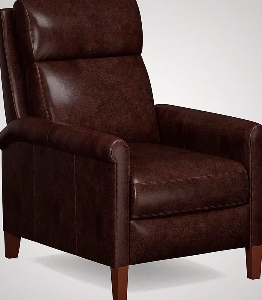 Espresso Pushback Recliner - Stylish Comfort for Your Living Space